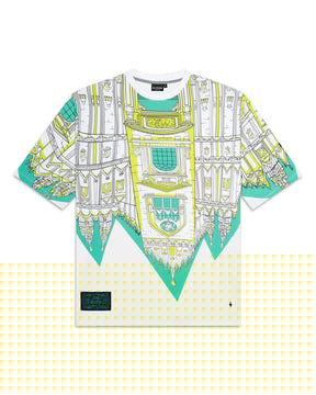 T-Shirt Uomo Dolly Noire Bench Duomo Over Tee Bianco