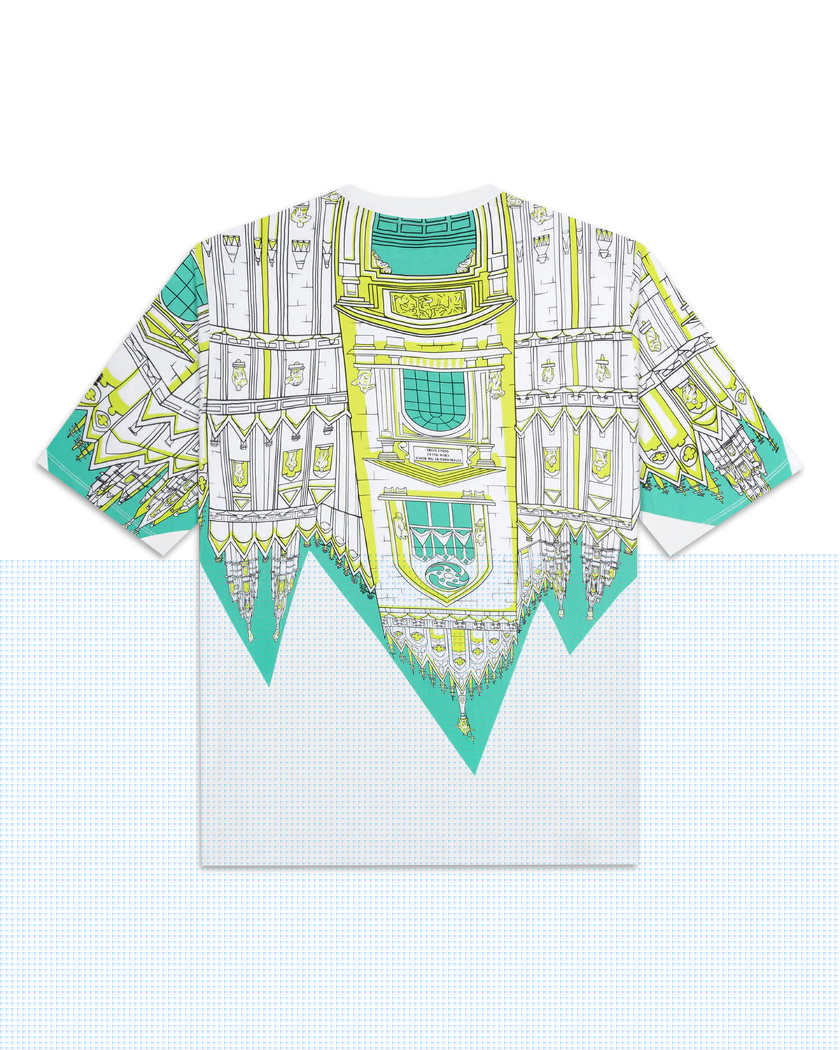 T-Shirt Uomo Dolly Noire Bench Duomo Over Tee Bianco