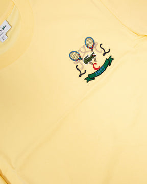 Man Tee Lacoste Small Logo Yellow
