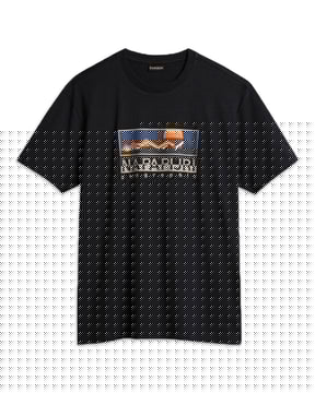 Man Tee Napapijri S-Freestyle SS Black