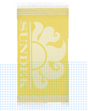 Beach Towel Sundek Basic Fouta Yellow